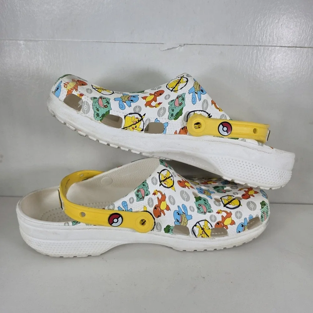 CROCS X POKEMON 2 Collab‎ Clog Classic Shoe Men's Size 12  Pikachu Charmander